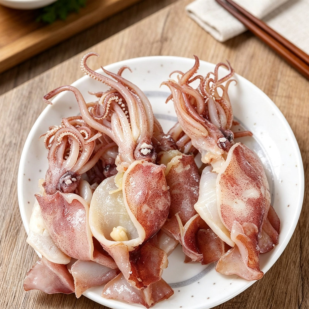 Premium Fresh Whole Baby Squid