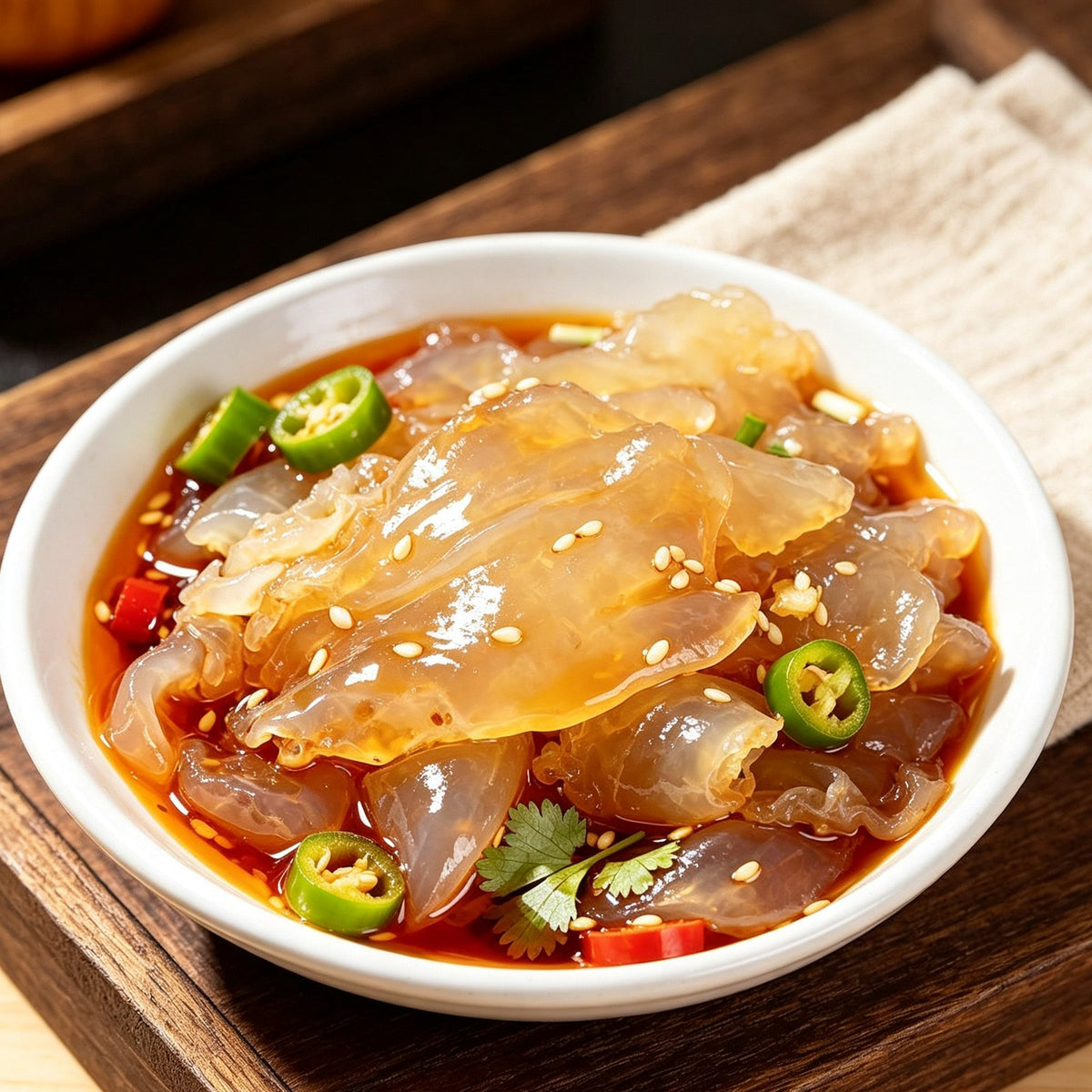 Fresh Seasoned Chilled Jellyfish Salad